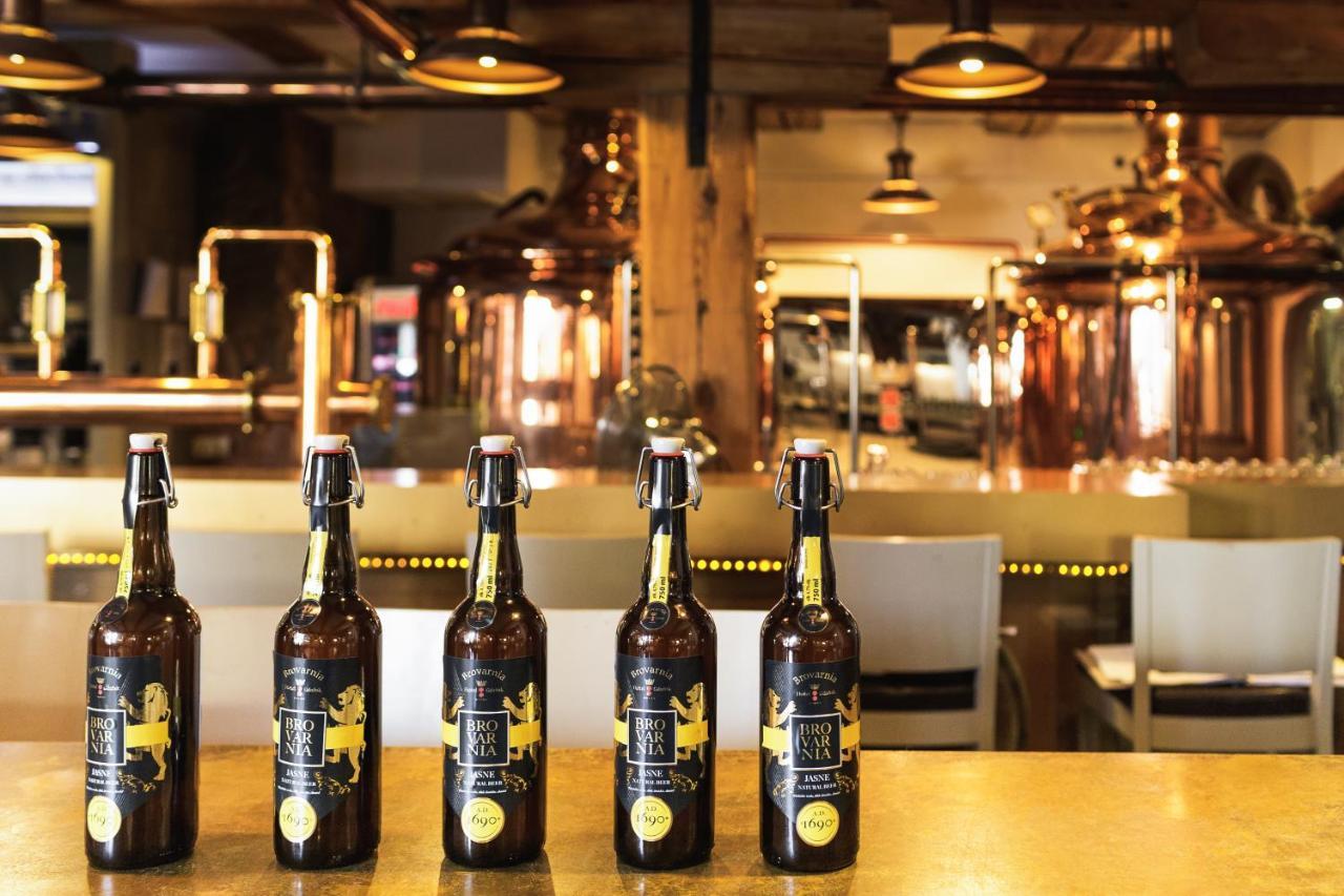 Hotel Gdansk Boutique Exterior foto Beer bottles at the brewery