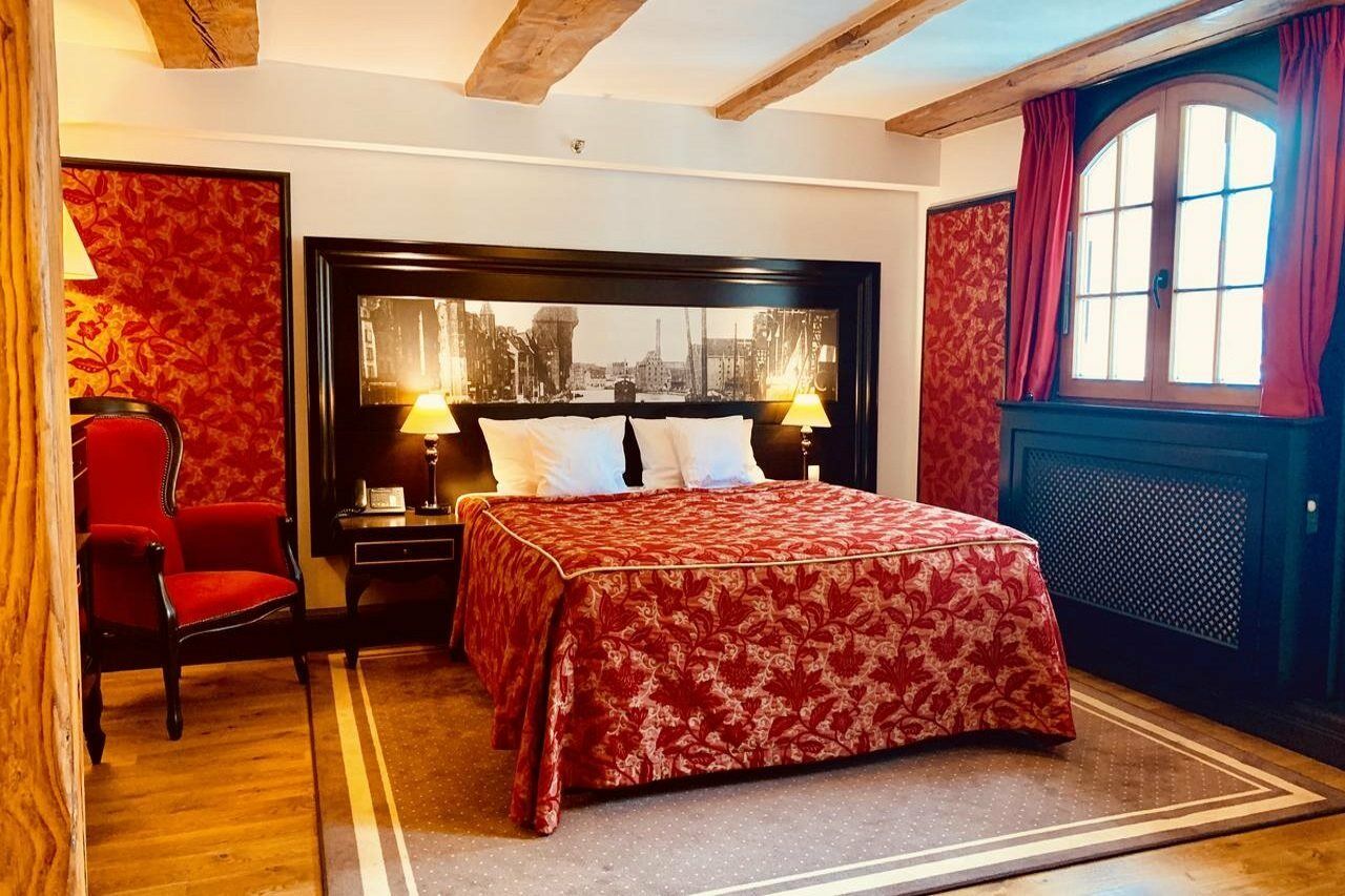 Hotel Gdansk Boutique Exterior foto A room at the hotel
